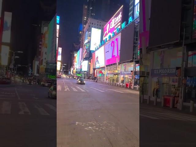 Classic: 6am in Times Square, New York City can be a lonely place 