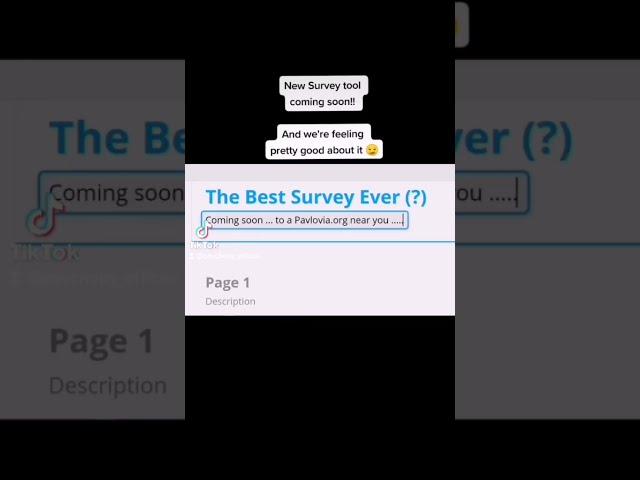 Integrated survey creation/hosting tool coming to Pavlovia soon!
