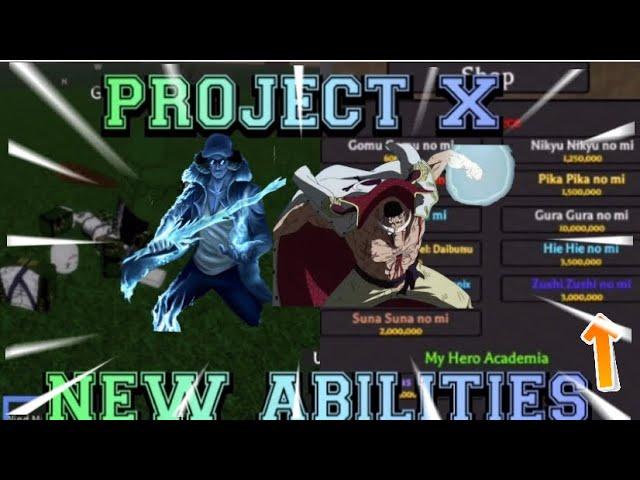 PROJECT X NEW UPDATE/NEW ABILITIES AND ISLANDS!!