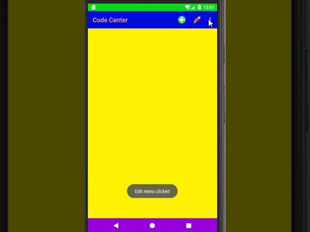 android material design toolbar example