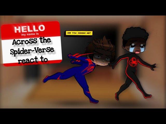 Across the Spider-Verse react to their memes 1/1