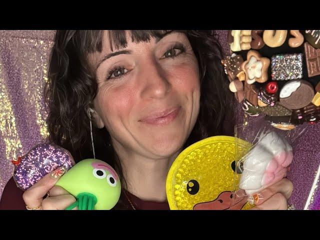 ASMR nail tapping scratching new squishy triggers and Bible reading