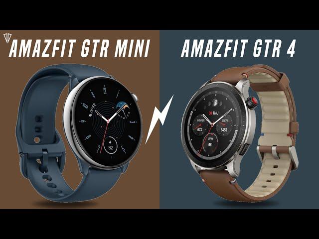 Amazfit GTR Mini VS Amazfit GTR 4