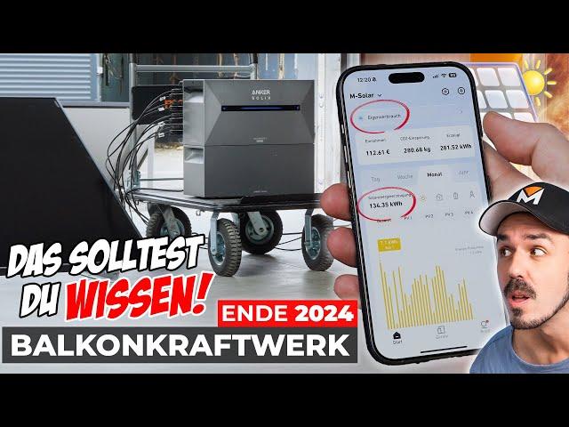 BALKONKRAFTWERK 2024 | Diese Helfer solltet ihr kennen! (Anker SOLIX Guide)