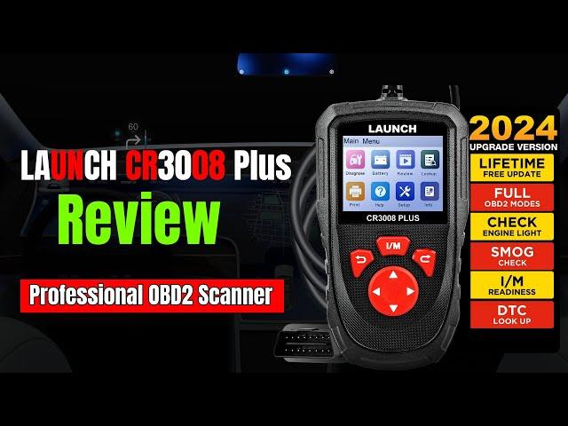 LAUNCH CR3008 Plus Review | Professional OBD2 Scanner |