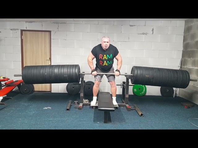 900 KG WORLD RECORD PARTIAL DEAD LIFT RAW