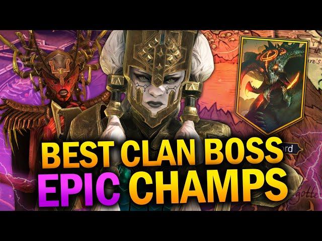 These Epics DESTROY DEMON LORD! - BEST Clan Boss Champs - Raid: Shadow Legends Guide