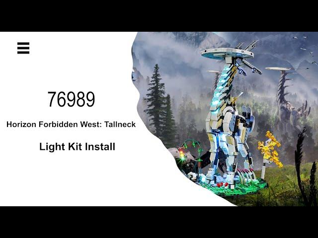 Install Lightailing Light Kit For Lego Horizon Forbidden West: Tallneck 76989