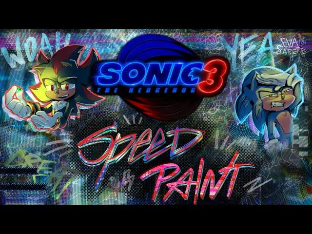 Sonic Movie 3 | Sonic and Shadow comics | SpeedPaint