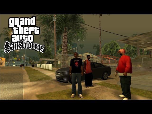 GTA SAN ANDREAS - REAL TRAP LIFE MODS - BLOOD GANG ACTIVITY! #1