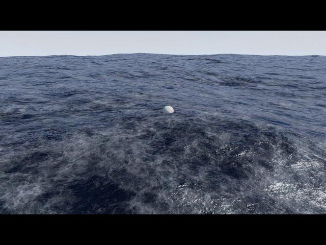 Unreal Engine 4 Physical Ocean Surface: Water Shader with Buoyancy