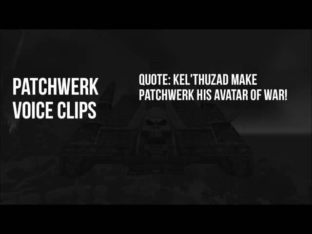 World of Warcraft - All Patchwerk Voice Clips