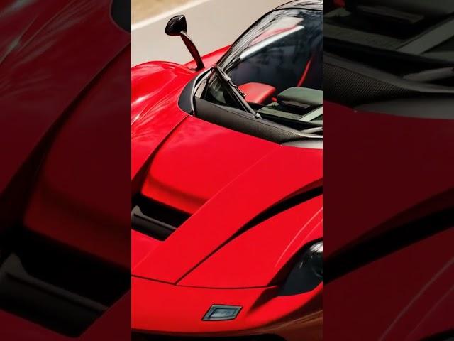 Italy – Supercar of Style A flamboyant, curvaceous car in bright red with a roaring V12 engine