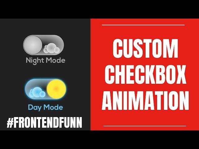 Checkbox Toggle Animation Tutorial - #frontendfunn