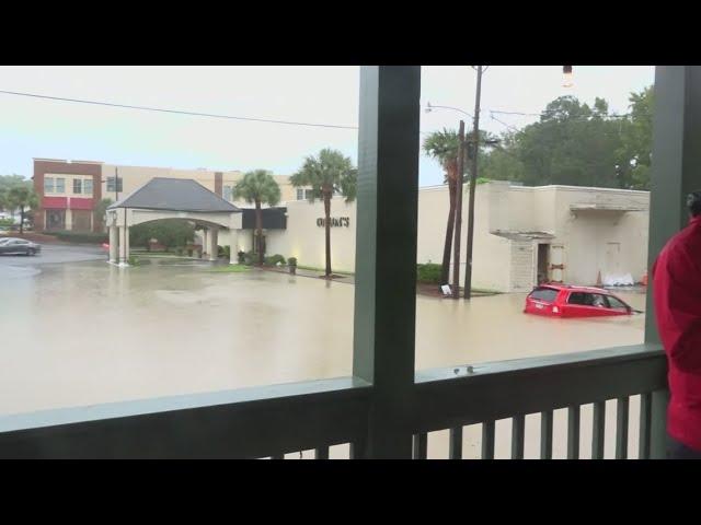 Flooding in Forest Acres neighborhoods