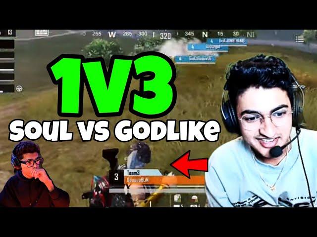 Soul Goblin 1v3 GodlikeSoul vs Godlike op fight in scrims