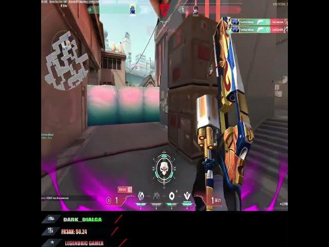 EPIC 1V4 CLUTCH #valorant #valorantnightmarket #shortsfeed #shorts