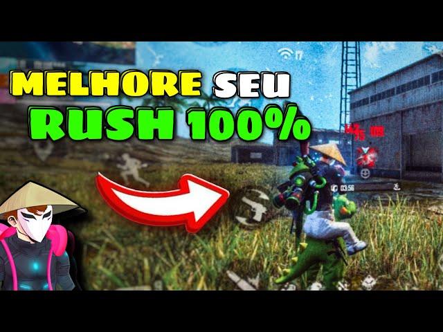 MELHORE 100% SEU RUSH NO FREE FIRE COM ESSAS 4 DICAS  FREE FIRE MOBILE