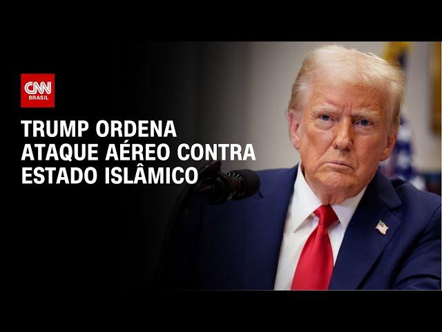 Trump ordena ataque aéreo contra Estado Islâmico | CNN PRIME TIME