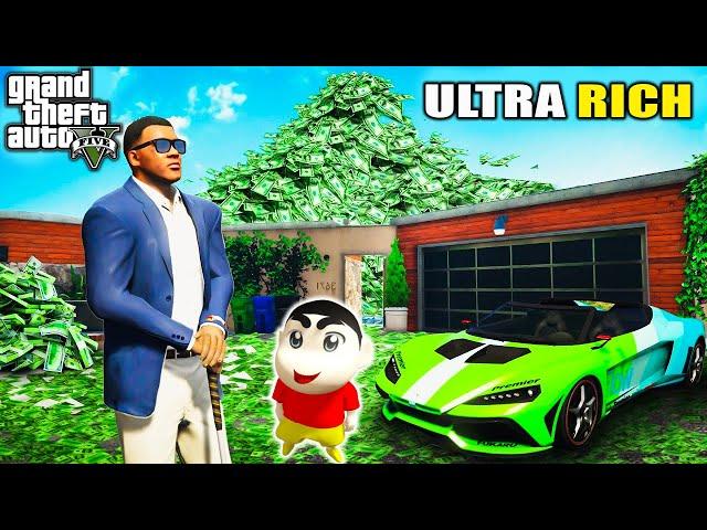 GTA 5: Franklin & Shinchan Ultra Rich in Gta5.!(Gta5 mods)