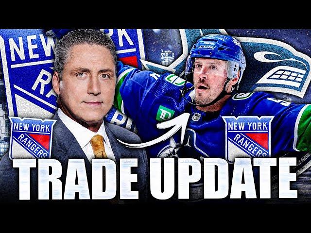 DARREN DREGER GIVES A HUGE CANUCKS TRADE UPDATE W/ JT MILLER & THE NEW YORK RANGERS