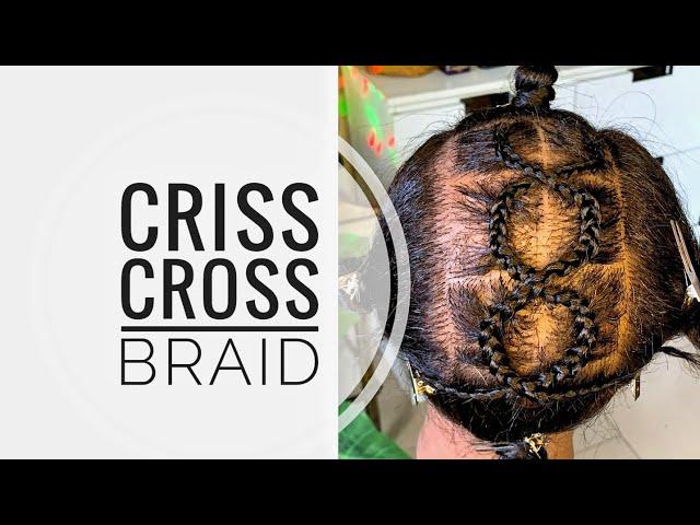 How to make Criss Cross Braid Design