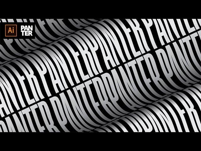 How to Design Wave Text Effect | Adobe Illustrator Tutorial