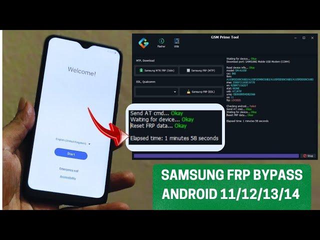 Samsung FRP Bypass 2024 Android 11/12/13/14 New Tool | Samsung Google Accout Remove