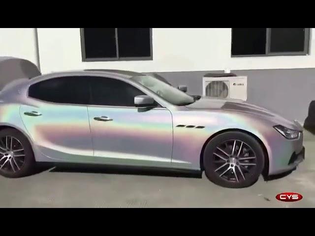 CYS Films PR910 Vinyl Car Wrap - Prisma Silver