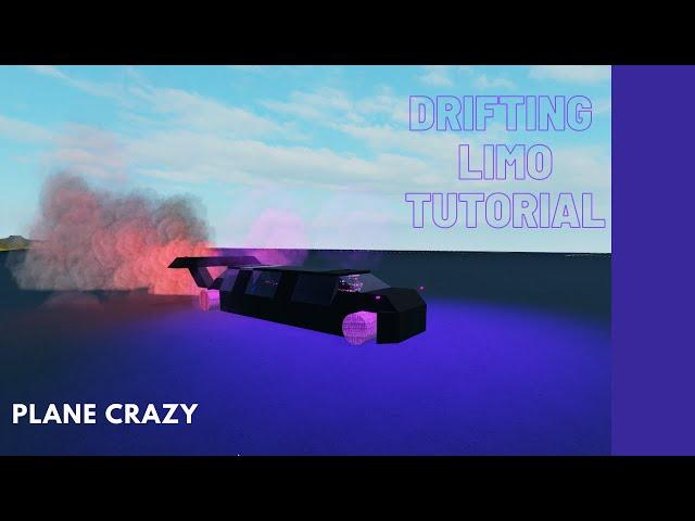 Roblox plane crazy drift car tutorial