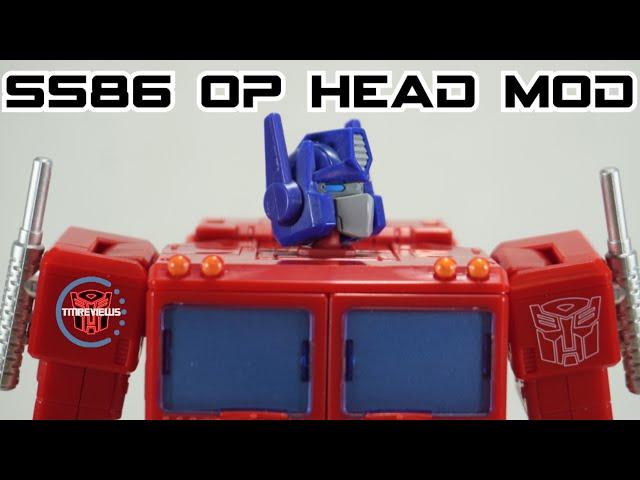 Heel and Head Mod for Hasbro Transformers Studio Series 86 Optimus Prime