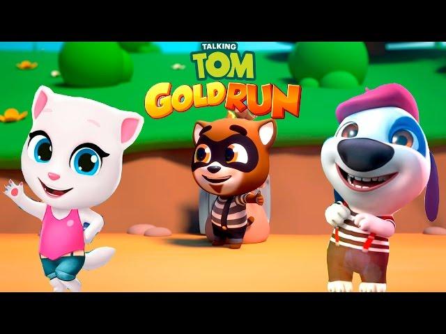 Tom Gold Run #97 TALKING TOM AND FRIENDS KING vs TOM CAT ANGELA game movie