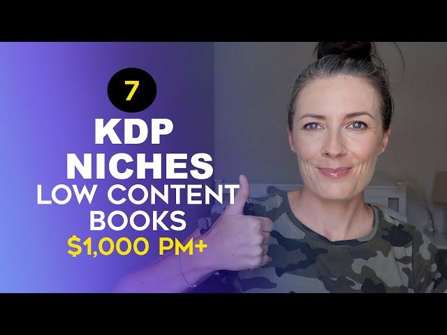 7 Low Content Book Niches To Make $1,000/month ++ - Amazon KDP  Niche Research