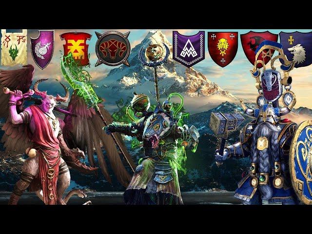 SUBCOMMANDERS - EPIC Order vs. Chaos 4v4 Battle for the Lonely Mountain - Total War Warhammer 3