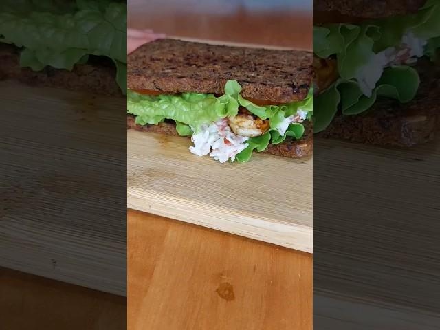 Сэндвич По-бой  #cookish #food #tasty #еда #креветка #сэндвич #sandwich #cooking #аппетитно