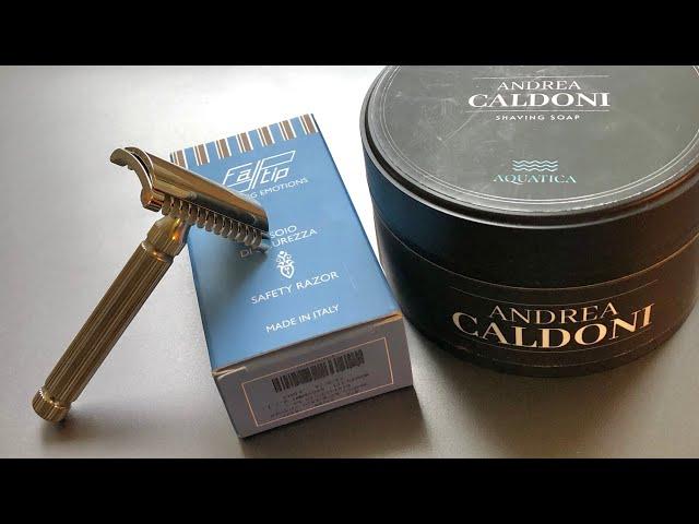 #БРИТЬЕ | Fatip Piccolo, мыло Andrea Caldoni.