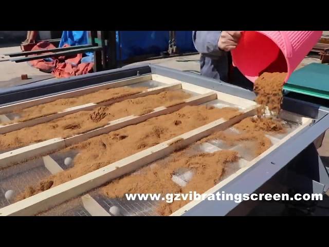 Linear vibrating screen