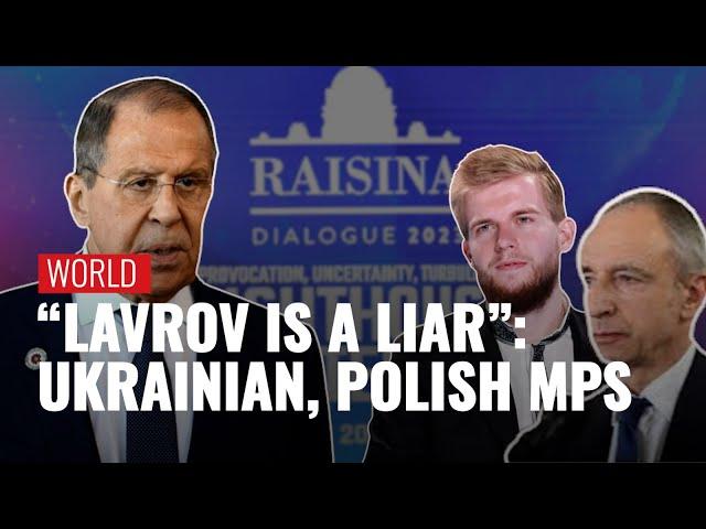 “Lavrov is a liar”: Ukrainian, Polish MPs launch blistering attack on Russian Foreign Minister