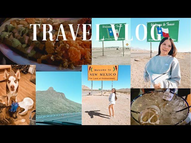 travel vlog - we went to el paso, texas/traveling to 2 different states in one day/food & more!