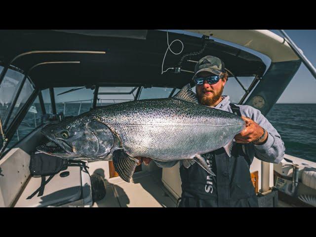 EPIC Spring Salmon Fishing on Lake Ontario - The SHALLOW BITE WAS ON!