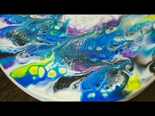 Акриловая заливка, Fluid Art. Acrylic Pouring