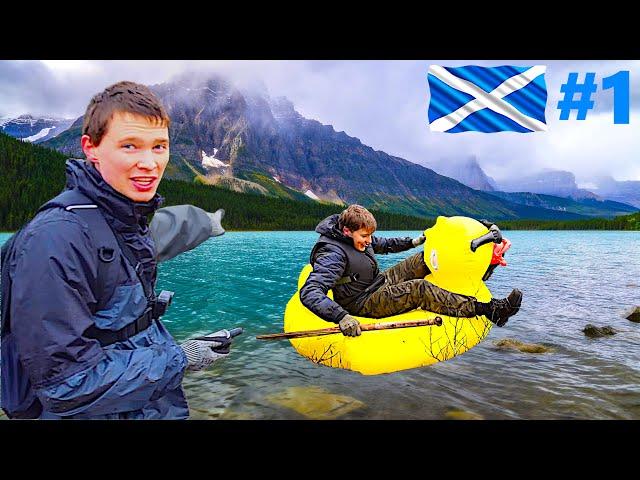 Walking across Scotland in a completely straight line!? Episode #1 inspired by Geowizard