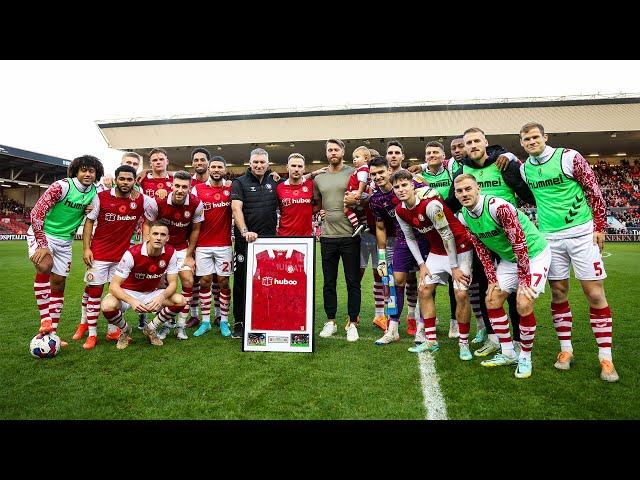 Nathan Baker tribute at Ashton Gate ️