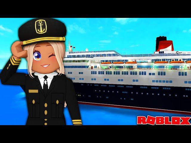  CAPTAIN of the *LARGEST* CRUISE SHIP on Roblox 