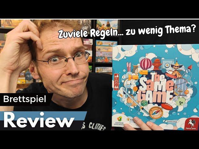 The Same Game – Wortratespiel von Wolfgang Warsch - Brettspiel – Review und Regelerklärung