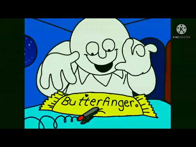 First animated butterfinger advertisement