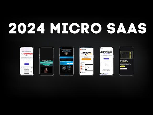 11 Must-See Micro SaaS Examples Launched in 2024