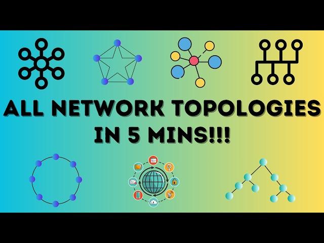 ALL Network Topologies Explained in 5 MINS!