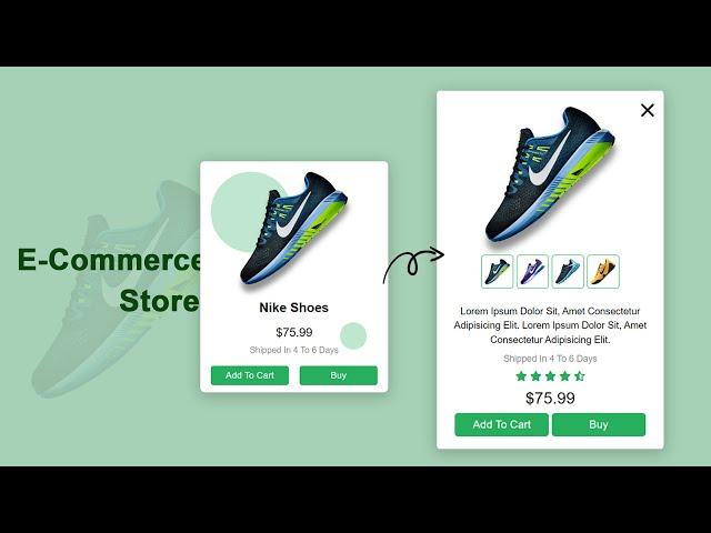 How To Make E-Commerce Store Using | HTML CSS & JS