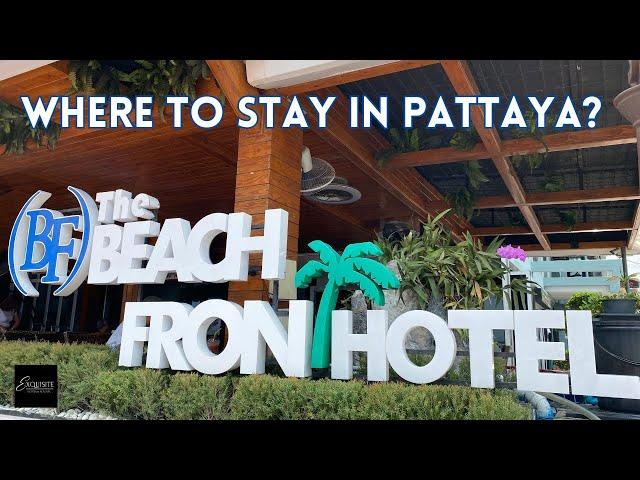 Where to stay in Pattaya, Thailand? The Beachfront Hotel - Room Tour with a Beautiful Beach View